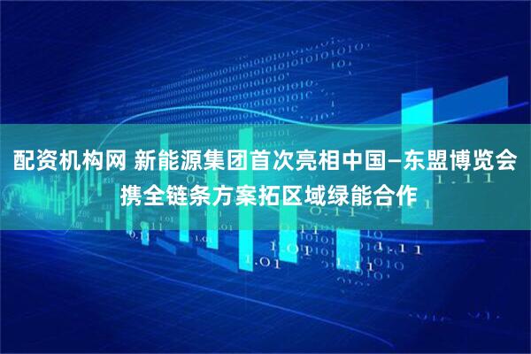 配资机构网 新能源集团首次亮相中国—东盟博览会 携全链条方案拓区域绿能合作
